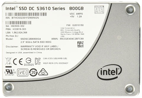 Intel S3610 SSD 800G